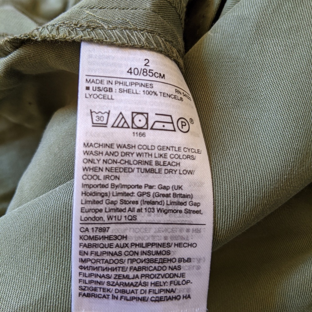 NWT size 0 BR TENCEL flight jumpsuit - Picture 5 of 5